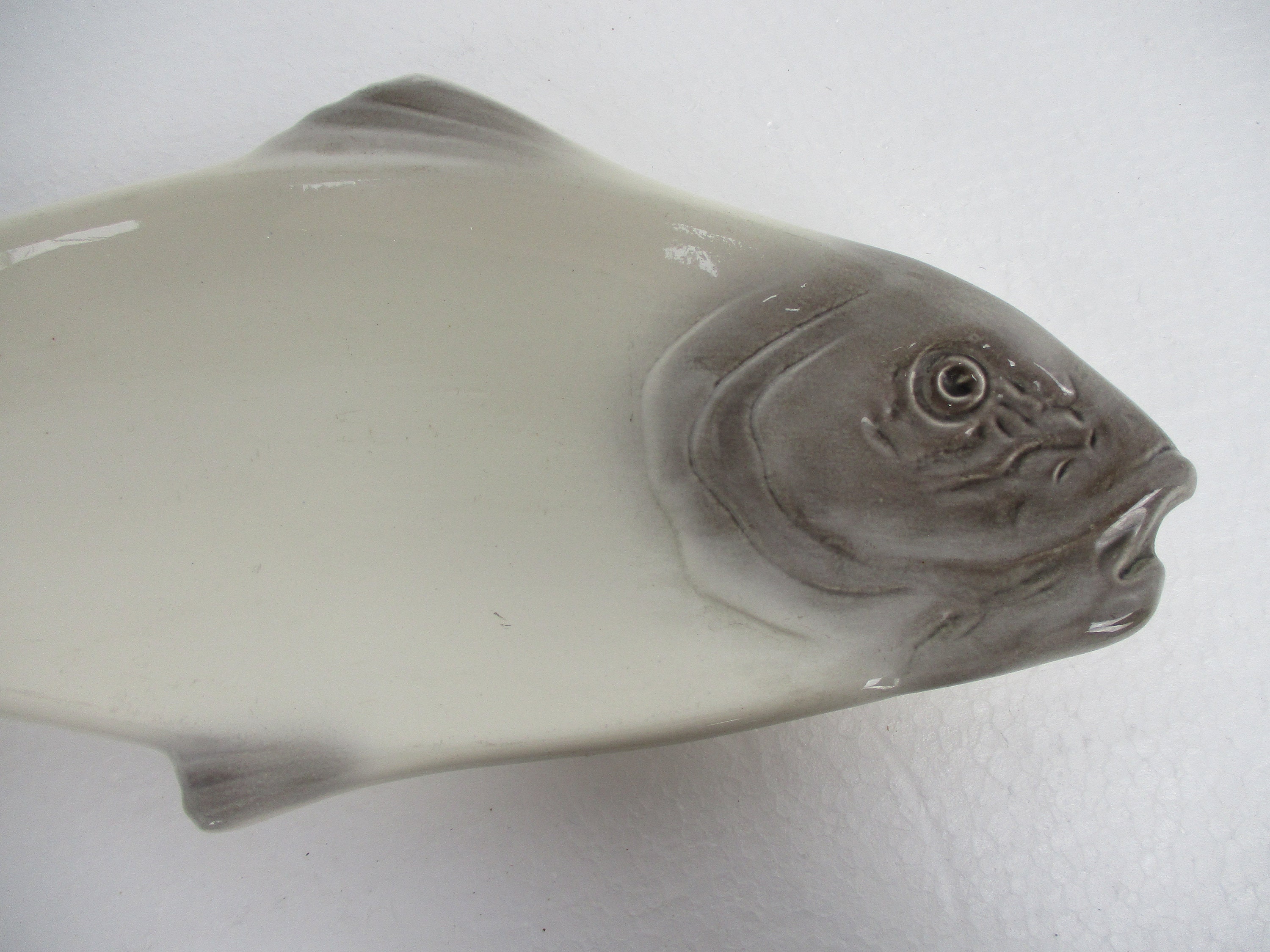 Waechtersbach Fish Bone Platter-West Germany store Marked Porcelain HTF