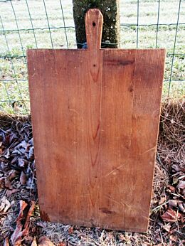 Antique XL Oven Chopping Cutting Serving Board Pine Wood Authentic Rustic 29.52"