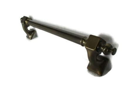 Vintage Bathroom Towel rack Rail Holder Accessory Brass Wall Mounted