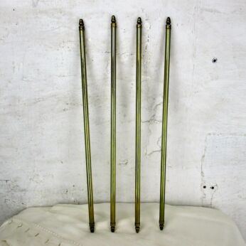 set of 4 brass  curtain rods poles Window Curtain