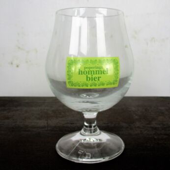 Poperings Hommel Bier glass Belgian Brewery Tulip Chalice Snifter Beer Glass