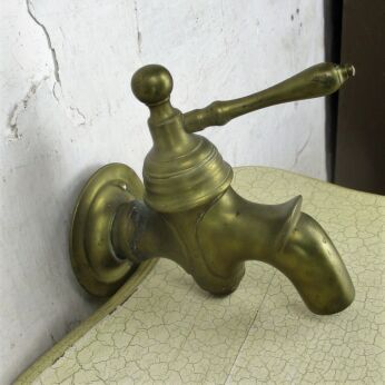 XL Antique Faucet Tap Architectural Industrial Barn Sink Reclaimed WOW HTF