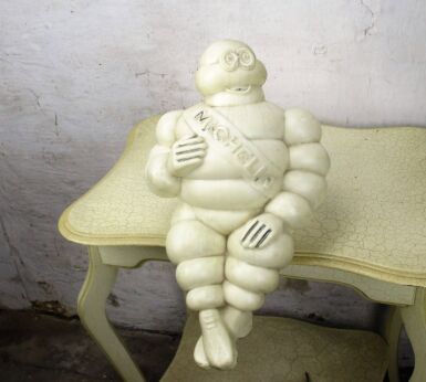 Rare Original Large 18" Advertising Bibendum Doll Michelin Commercial Display