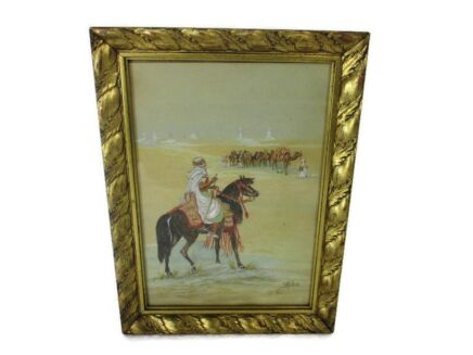 Picture painting Frame Hollywood Regency Style Gold Gilded Wood