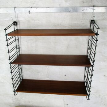 Vintage Retro Tomado Mid Century Design Wall Shelving Unit Retro Shelf Teak HTF