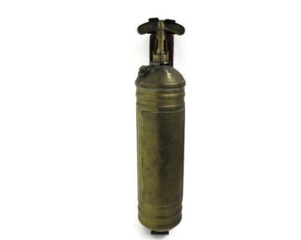 French Vintage Pyrene Phillips & pain Fire Extinguisher Brass