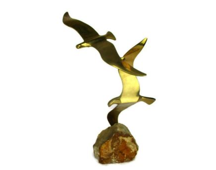 Signed Sculpture Curtis Jere Birds in Flight Piece of art Gorgeous Brutalist