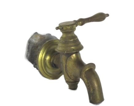 Large Antique Faucet Tap Architectural Industrial Barn Country Farmhouse Sink Reclaimed