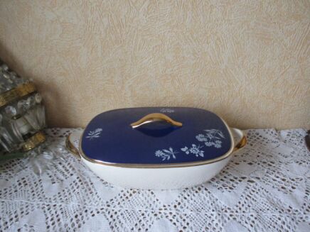 Vintage Boch La Louviere Serving Soup Vegetable Dish Marked Belgium