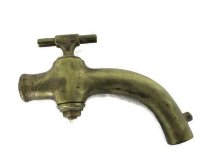 Antique Faucet Tap Architectural Industrial Barn Country Farmhouse Sink Reclaimed French Authentic