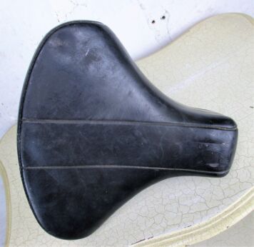 Large Vintage Leather Spring Piaggio saddle Bicycle Motorcycle Bike Seat HTF