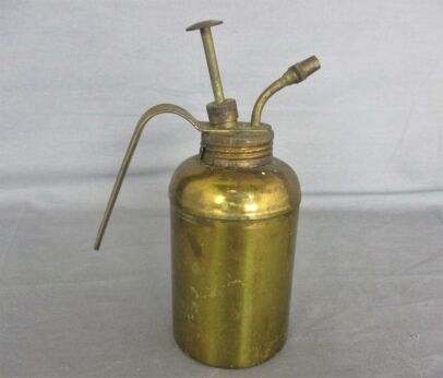 Lovely Antique Oil Can Brass Oiler Finger pump