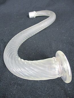 Venetian Murano Part Piece Chandelier White Arm Hand Blown Art Glass reclaimed