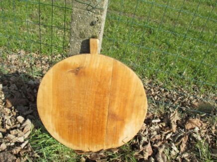 Large Oval Oven Chopping Cutting Serving Board Wood Authentic Rustic 24.40"