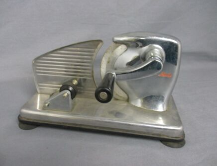 Small Meat slicer Bernar Patent Hand Slicer 60s Spain