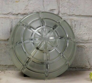 Vintage Authentic Glass Round Sconce Lamp Nebo Shade Lovely