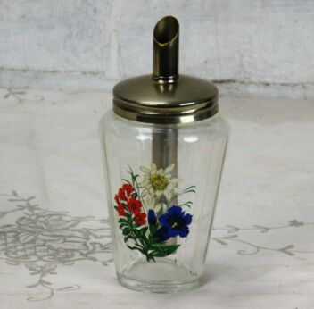 Vintage German BMF Edelweiss Sugar Creamer Syrup Pitcher Dispenser Shaker