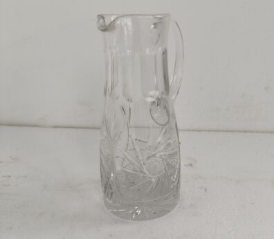 Crystal Vintage Jar  Germany Bleikristal Ornate Stylish etched Crystal