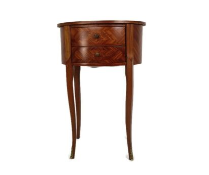 Gorgeous Marquetry Inlay Chest of Drawers Dresser Cabinet Wood Italian End Table