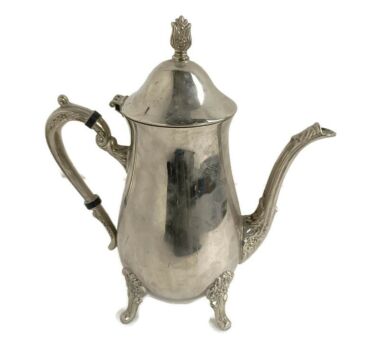 Silver plated  Victorian English   Coffee   Tea Pot Decorative 