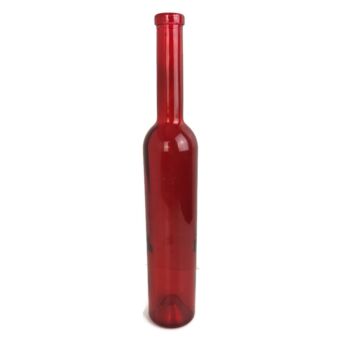 Vintage Decorative tall Small Red Bottle Vase Beautiful 