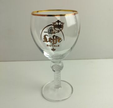 Leffe Belgian Chalice/Goblet Beer Glass Abbaye Stemmed 33 cl Special Edition  