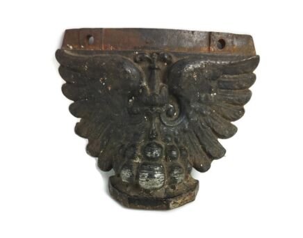 Antique Cast iron Trim Eagle wings Reclaimed Architectural Collector