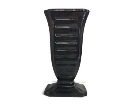 Art Deco Bakelite Black Decorative Vase Antique very rare collector