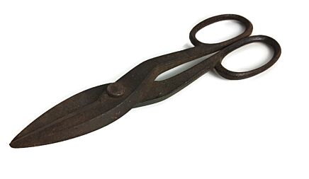 Antique large Clothing tailors scissors 