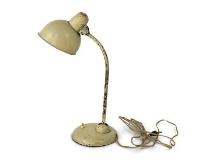 Industrial Kaiser Lamp by Idell Bauhaus Vintage Marked Desk Table Lamp 