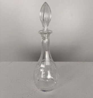 Crystal Liquor Bottle Stopper Decanter Vintage Gorgeous  Etched Crystal 