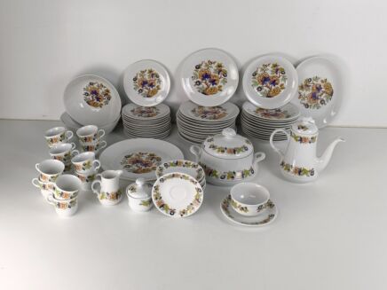 68 parts Bavaria Jaegerslo Germany Porcelain set China cups Saucers Platters Dishes