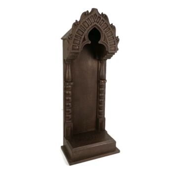 XL hand Carved Wooden Chapel Niche for Statue Gothic   Standing Beautiful  