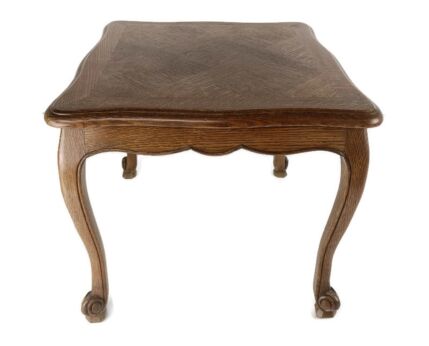 Louis XV style Coffee Occasional Side table Carved Wood beautiful pattern top Vintage