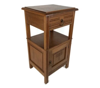 Antique Art Deco Art Nouveau Side Cabinet Table Nightstand End table Bedroom