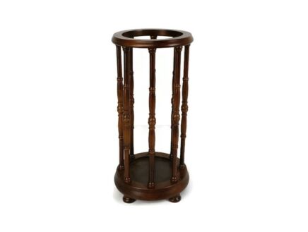 Umbrella Kane Stand Carved Wood Vintage Barn Farmhouse Style hallway Entryway furniture