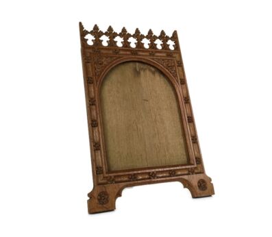 Gothic hand Carved wooden Antique Picture Frame 