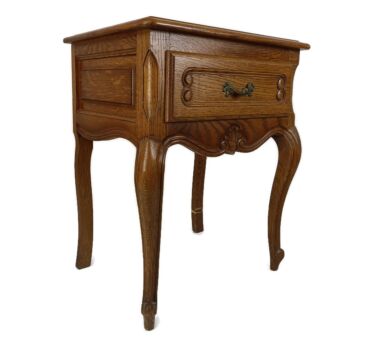 Hallway Cabinet Nightstand BedroomTable Hall Cabinet End Side Table Louis XV Style  vintage