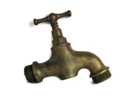 Large Antique Faucet Tap Architectural Sink Industrial Barn Country Farmhouse  Reclaimed