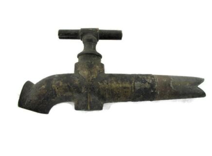 Antique Faucet Tap Architectural Industrial Barn Country Farmhouse Sink Reclaimed French Authentic