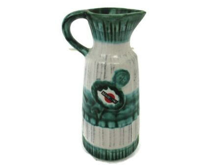 Martini Baudour Belgium Pitcher Jar Ceramic Apero Pastis Collector