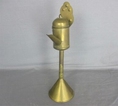 Lovely Antique Oil Can Brass Oiler wall hanging