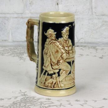 Vintage German Beer Stein Marked Edelweiss Der Trunk Sei Klar