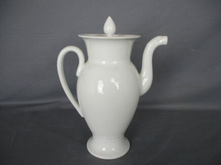 teapot Coffee pot Porcelain White Stylish Art Deco gorgeous design