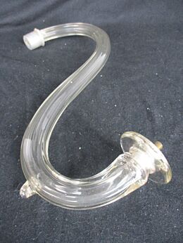 Venetian Murano Part Piece Chandelier Arm Clear Hand Blown Art Glass reclaimed