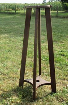 Antique Outdoor Wooden Umbrella Stand Wood Rare Decorative