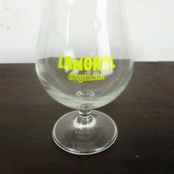 Lamoral Degmont Beer glass Belgian Brewery Tulip Chalice Glass very rare