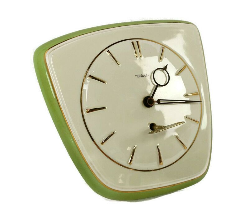 Vintage Diehl Kitchen Ceramics Timer Wall Clock , 1980s 