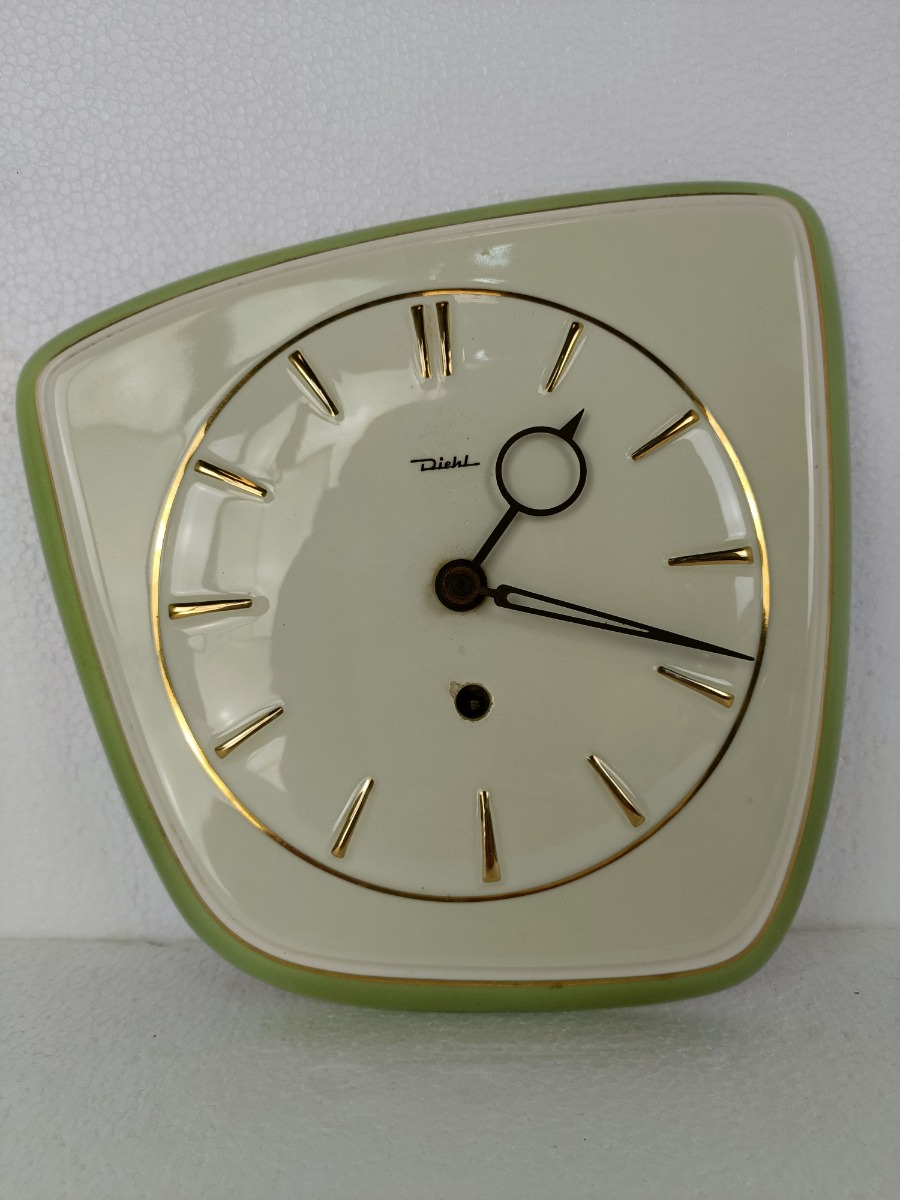 Vintage Diehl Kitchen Ceramics Timer Wall Clock , 1980s 